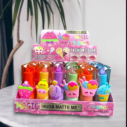بالم لب حرارتی عروسکی HIDA MATTE شش عددی