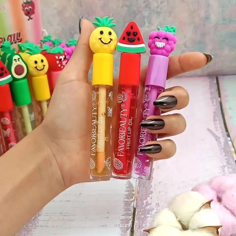 برق لب حرارتی میوه ای HUDA MATTE شش عددی